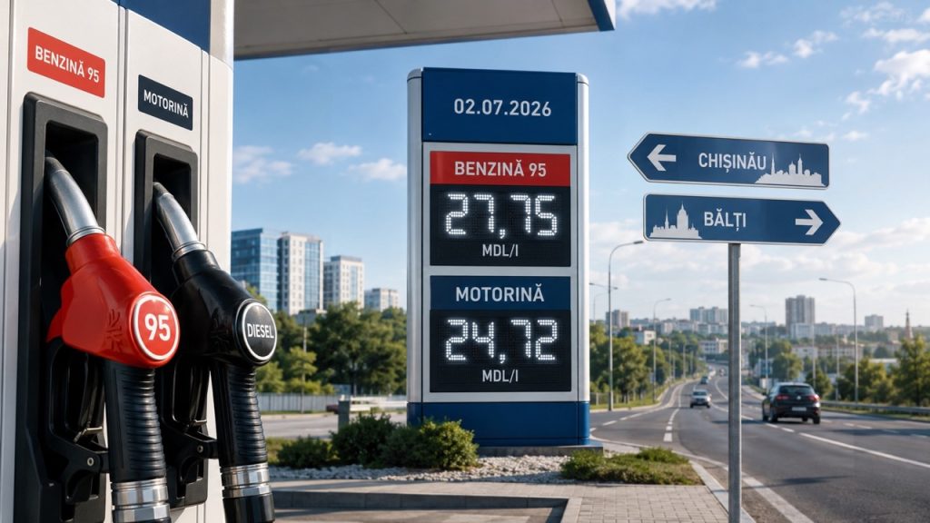 Почём топливо в Молдове сегодня 2 июля 2026: обзор по АЗС Кишинева и Бельц