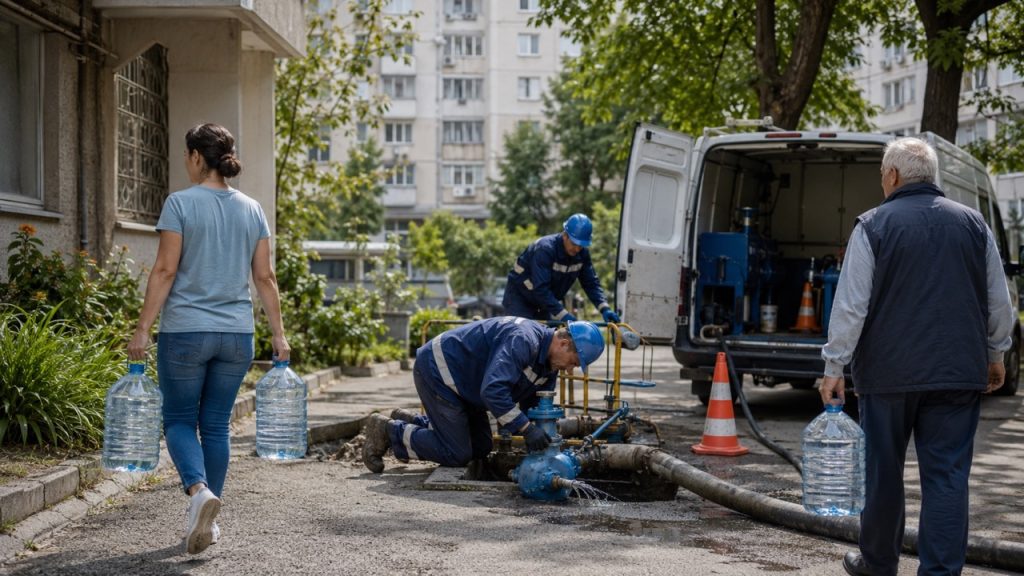 Отключение воды в Кишиневе 28 июля 2026: по каким адресам и когда восстановят подачу