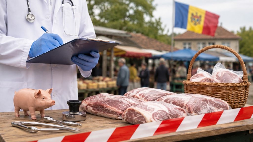 Где в Молдове ограничили продажу домашней свинины из-за африканской чумы свиней