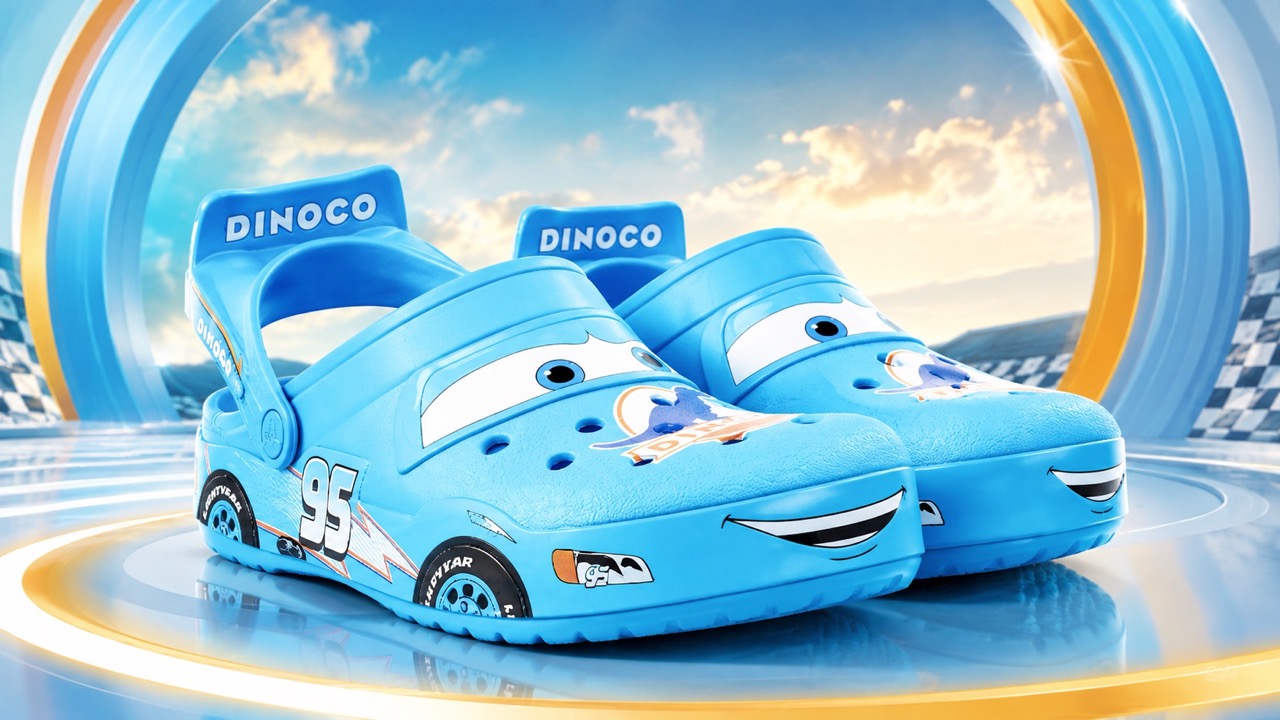 Crocs «Тачки» 2026 в Молдове: цена Lightning McQueen Dinoco в леях, дата выхода, где купить оригинальные сабо в Кишиневе и заказать онлайн.