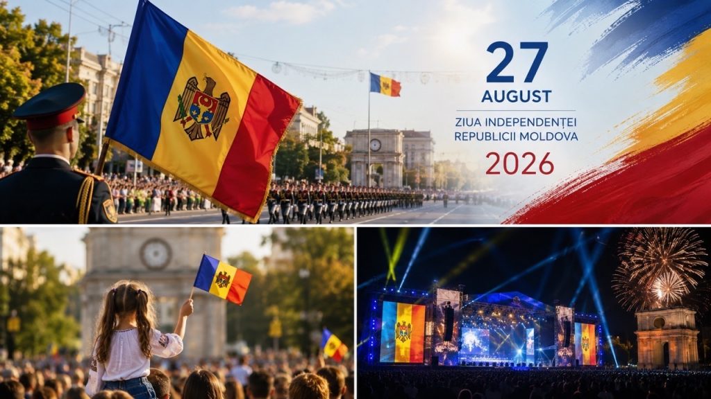 Как отметят День независимости Молдовы 27 августа 2026 года: программа, парад, концерты и салют в Кишинёве