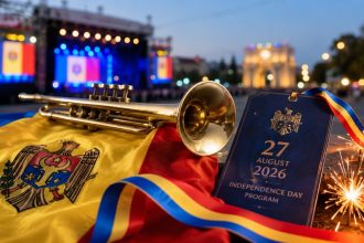 Полный гид по празднованию 35-летия независимости Молдовы 27 августа 2026: парад, концерты, площадь ВНА, история.