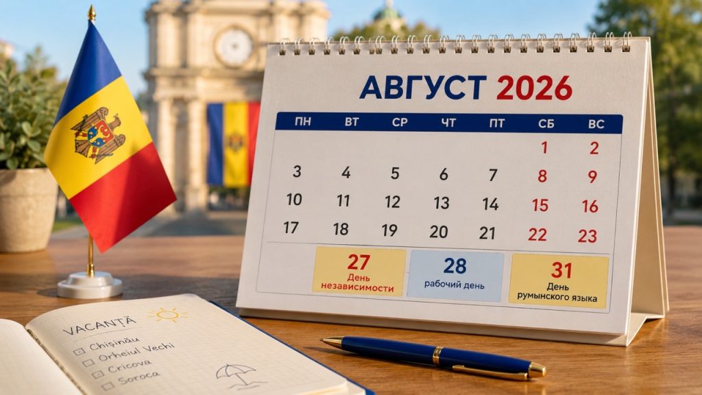Как отдыхаем на День независимости 2026 в Молдове: будет ли 28 августа выходным