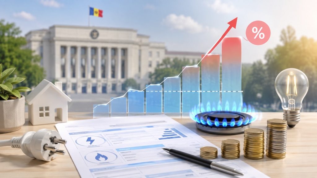 НДС 20% на газ и электроэнергию в Молдове: как изменятся тарифы с 2027 года