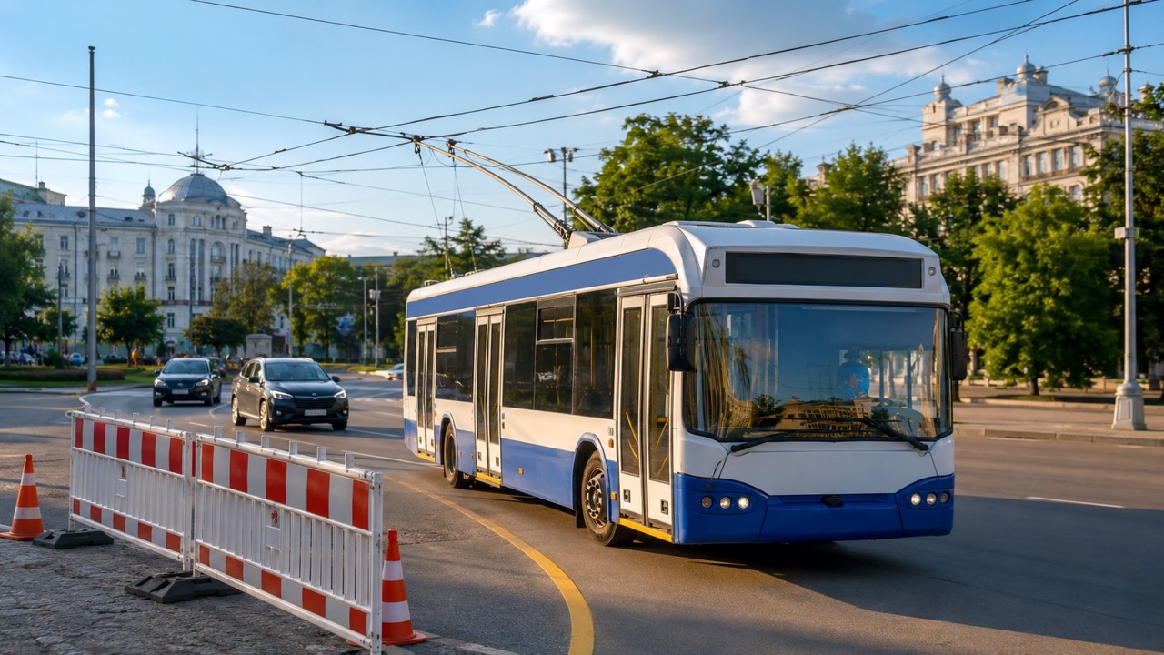 Перекрытие дорог в Кишиневе 25 августа 2026: время закрытия центра, маршруты троллейбусов и автобусов, оветы пассажирам и водителям.