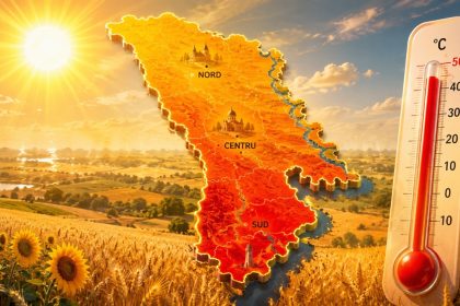 Погода в Молдове 6–8 августа 2026: жара до +38°C, прогноз для Кишинева, Бельц, Кагула и регионов, грозы, ветер и похолодание к выходным.