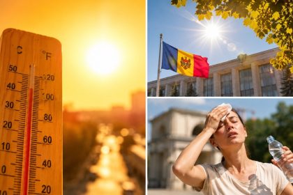 Желтый код жары в Молдове 20 августа: температура местами достигнет +36°C. Прогноз для Кишинева, Кагула, Бельц и других городов страны.