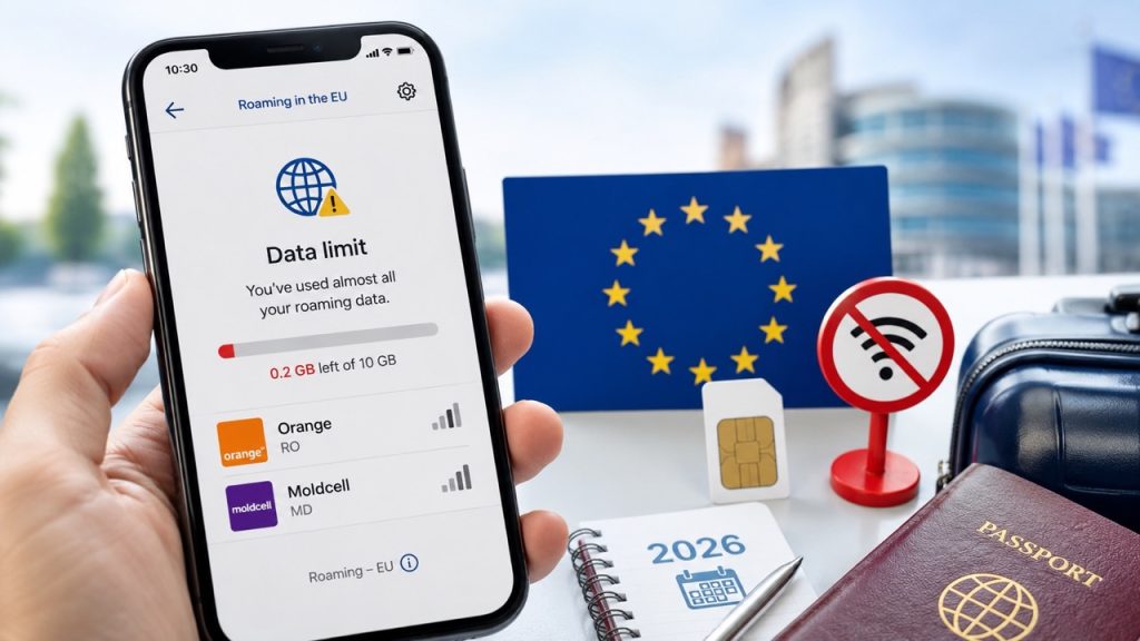Почему в роуминге ЕС закончился бесплатный интернет: лимиты Orange и Moldcell в 2026 году