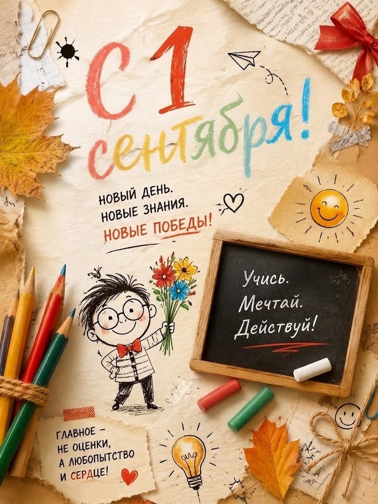 Как поздравить с 1 сентября: готовые тексты, СМС, красивые открытки с Днём знаний