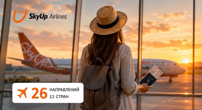 SkyUp открыла продажи билетов из Кишинева на лето 2027 года. Узнайте про 26 рейсов, новые направления в Вену, Прагу, Милан, Пулу и Сплит.