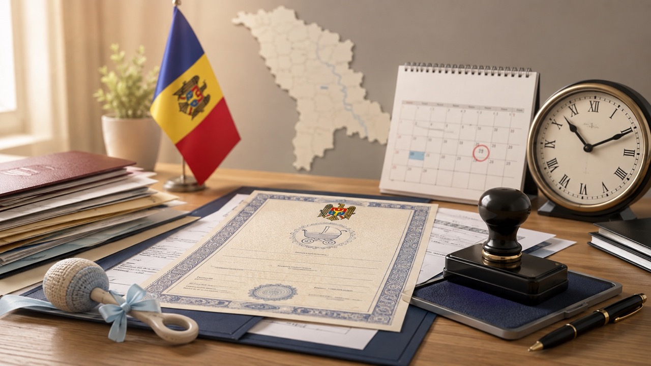 Полная инструкция как получить свидетельство о рождении в Молдове в 2026: документы, сроки, стоимость, шаги.