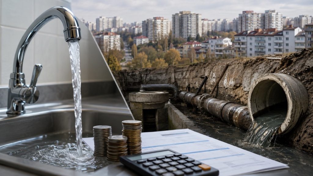 В Кишиневе подорожали вода и канализация: сколько теперь придется платить с августа 2026
