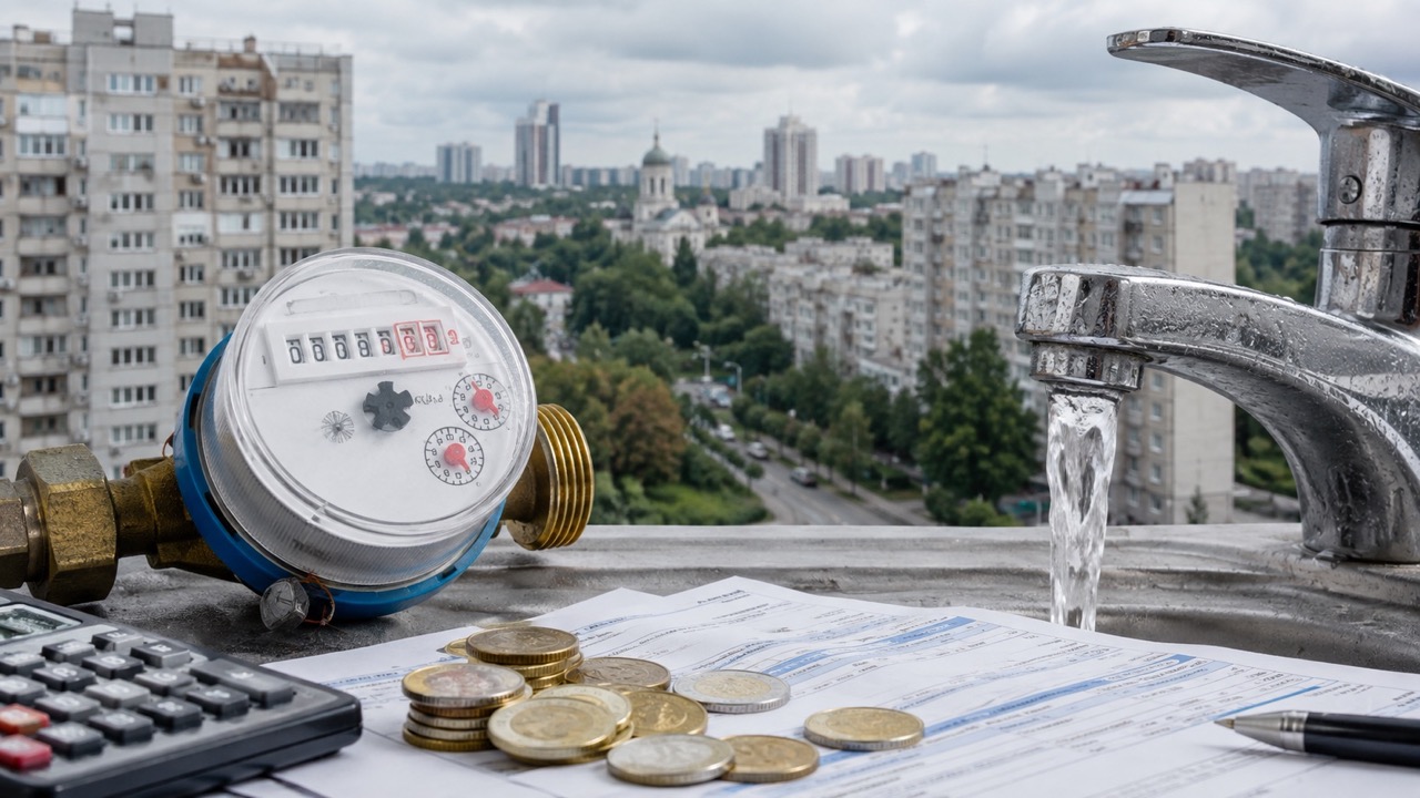 В Кишиневе с августа выросли тарифы на воду и канализацию. Цены за кубометр, сравнение со старыми и расчет суммы для семьи на 5–15 м³ воды.
