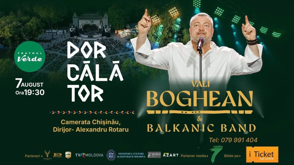 Vali Boghean выступит в Зеленом театре Кишинева 7 августа: когда начинается концерт и где купить билеты