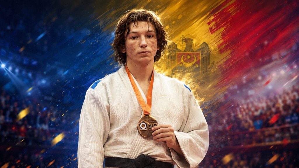 Владимир Якоми снова на пьедестале: 19-летний дзюдоист из Молдовы взял бронзу Кубка Европы