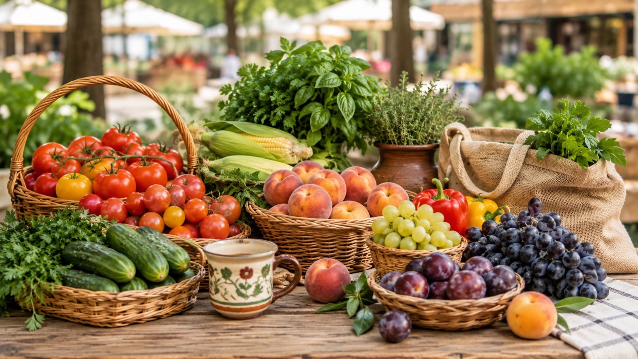Ярмарки Кишинёва 1 и 2 августа 2026: адреса EcoLocal, Cămara Fest, Vara Aromelor и мест, где купить сезонные овощи, фрукты и местные продукты.