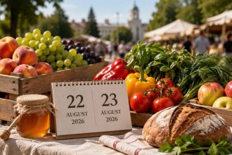 Ярмарки Кишинева 22 и 23 августа 2026: адреса, даты, мед, фермерские продукты, Mami & Co Fair, Târgul cu Tradiție и фестивальные маркеты.