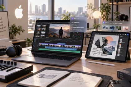 Что такое Apple Creator Studio, какие приложения и AI-функции входят, сколько стоит подписка в 2026 и как подключить на Mac, iPad и iPhone.