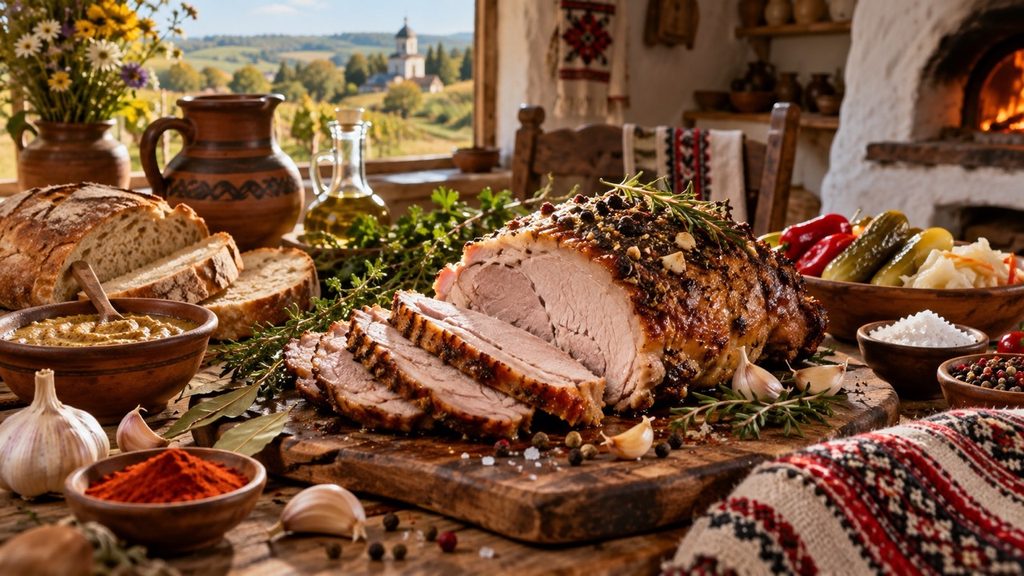 Буженина по-молдавски: домашний рецепт сочного мяса