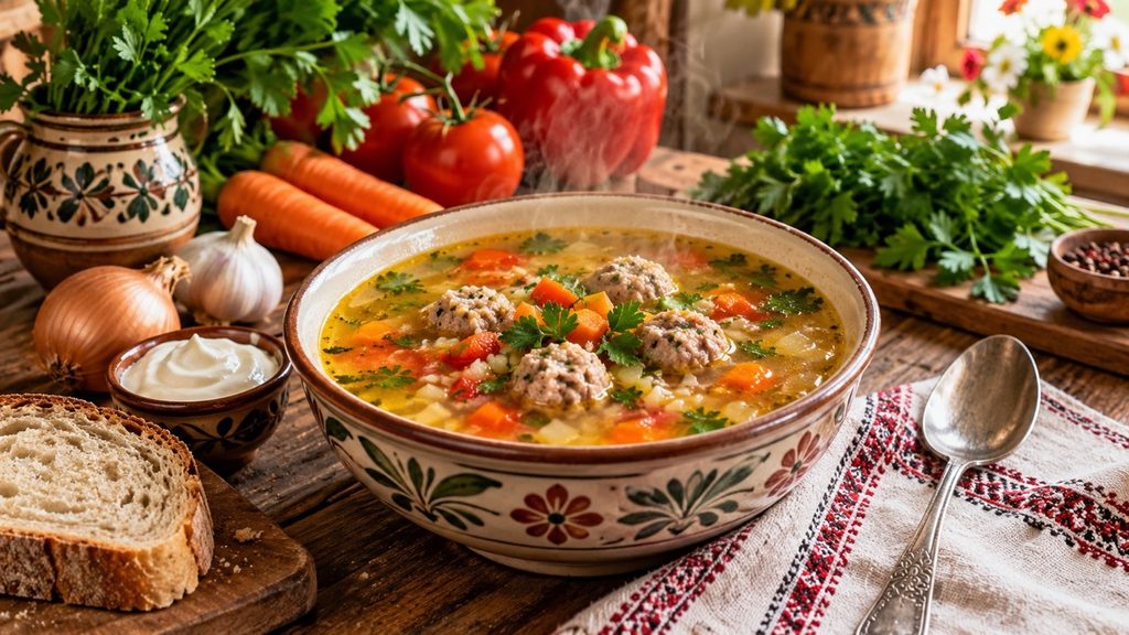 Чорба с тефтелями по-молдавски: домашний рецепт от местных хозяех