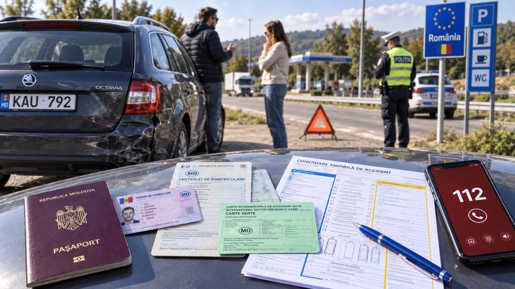 Попали в ДТП в Румынии на машине с молдавскими номерами: куда звонить и какие документы понадобятся