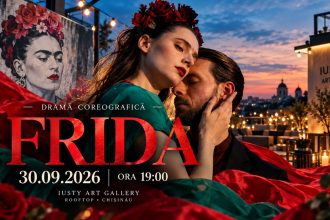 Спектакль FRIDA пройдет 30 сентября на крыше Iusty Art Gallery в Кишинёве. Узнайте адрес площадки, программу и актуальную цену билетов.