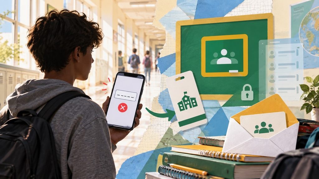 Google Classroom не принимает код курса: как школьнику восстановить доступ к занятиям