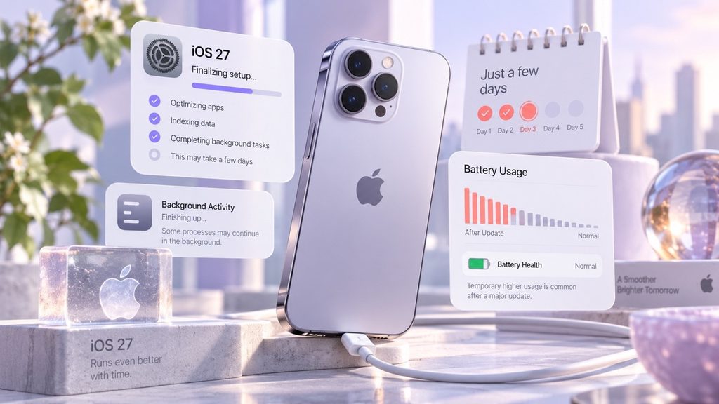 После установки iOS 27 быстро разряжается iPhone: какая причина и что делать