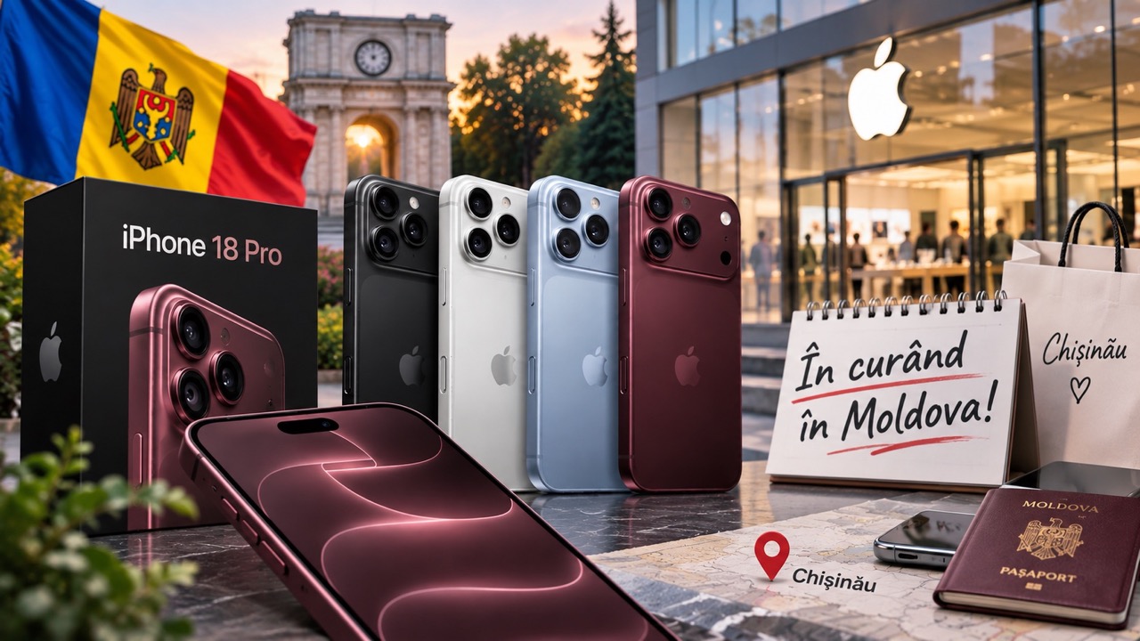 iPhone 18 Pro в Молдове: дата продаж, цены 256 ГБ, 512 ГБ, 1 ТБ и 2 ТБ, доступные цвета и сравнение магазинов, где купить дешевле.