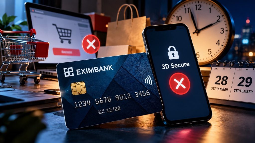 Карты EXIMBANK могут не работать 28–29 сентября: какие платежи будут недоступны