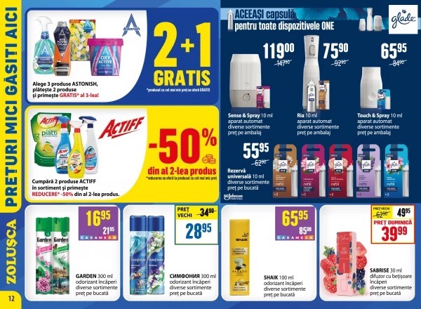 Какие скидки в ZOLUȘCA и CASA MEGA с 14 сентября по 11 октября 2026: Mega Reduceri до 52%