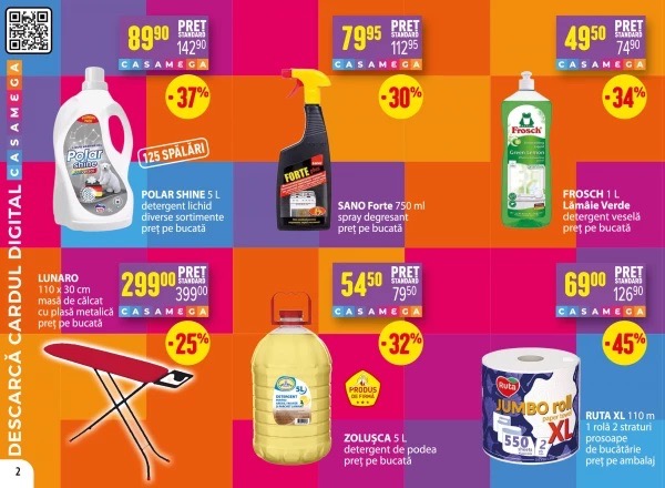 Какие скидки в ZOLUȘCA и CASA MEGA с 14 сентября по 11 октября 2026: Mega Reduceri до 52%