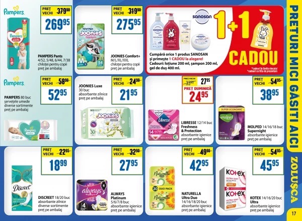 Какие скидки в ZOLUȘCA и CASA MEGA с 14 сентября по 11 октября 2026: Mega Reduceri до 52%