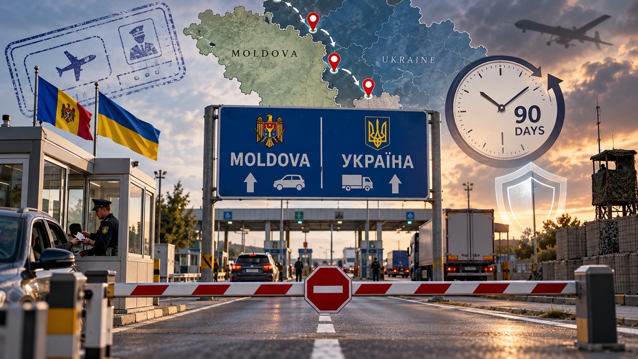 Граница Молдовы и Украины 27 сентября 2026: новые правила на трех КПП, причины переноса контроля, срок 90 дней и важная информация водителям.