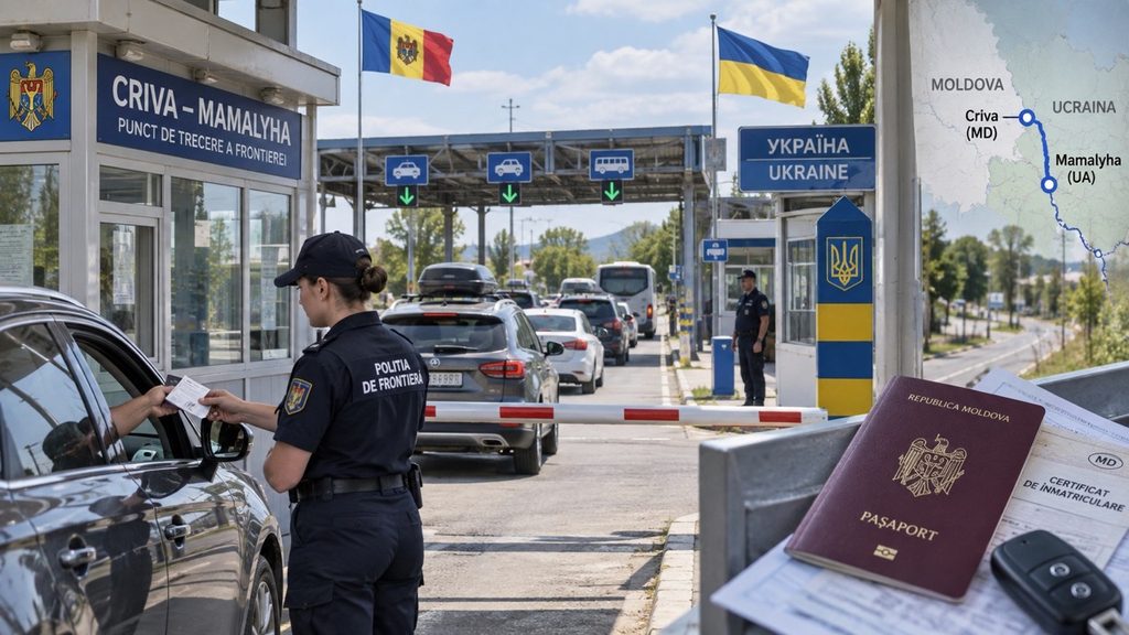 На трёх молдавско-украинских КПП изменили место контроля: что нужно знать водителям с 12 сентября 2026