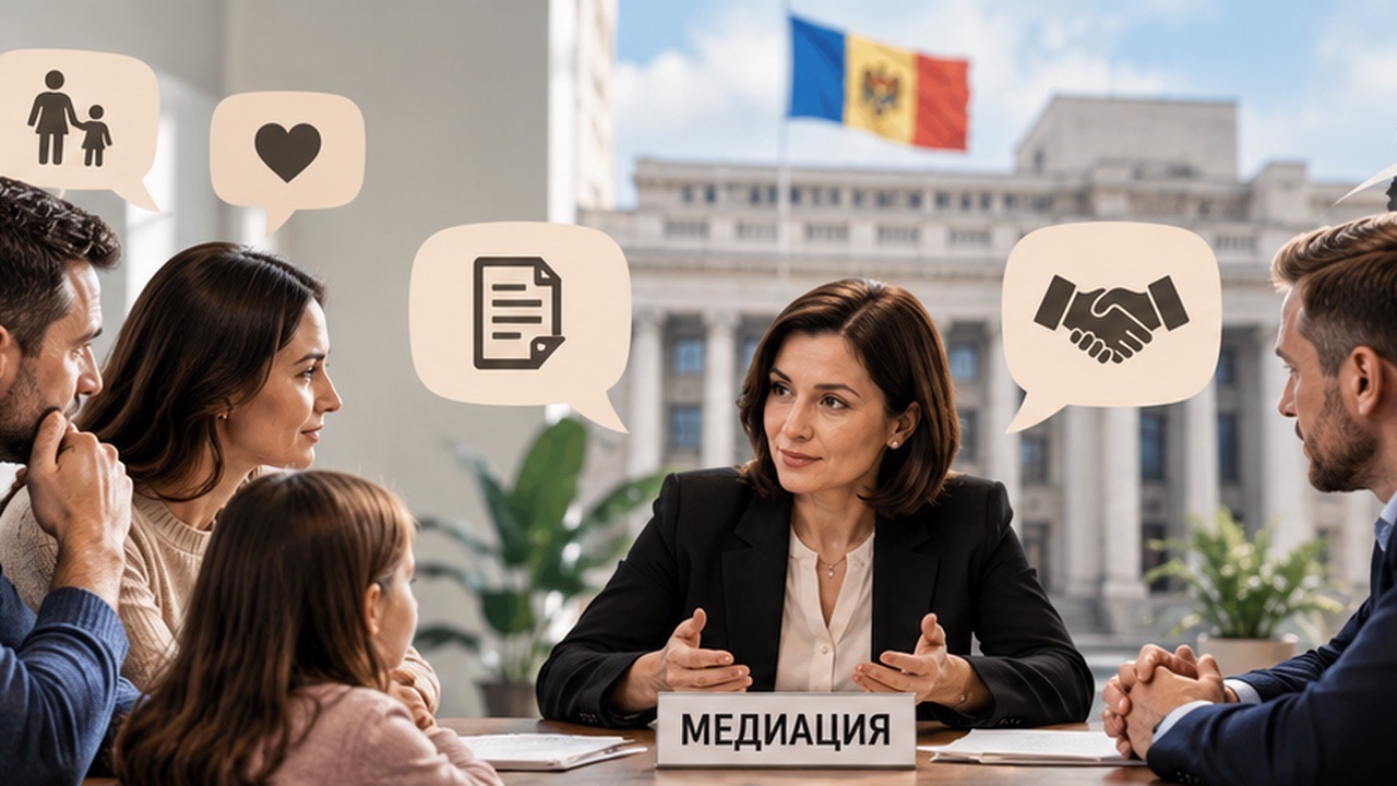 Новые правила медиации в Молдове с 12 сентября 2026: семейные, трудовые и гражданские споры, сроки медиации и проверка медиатора.