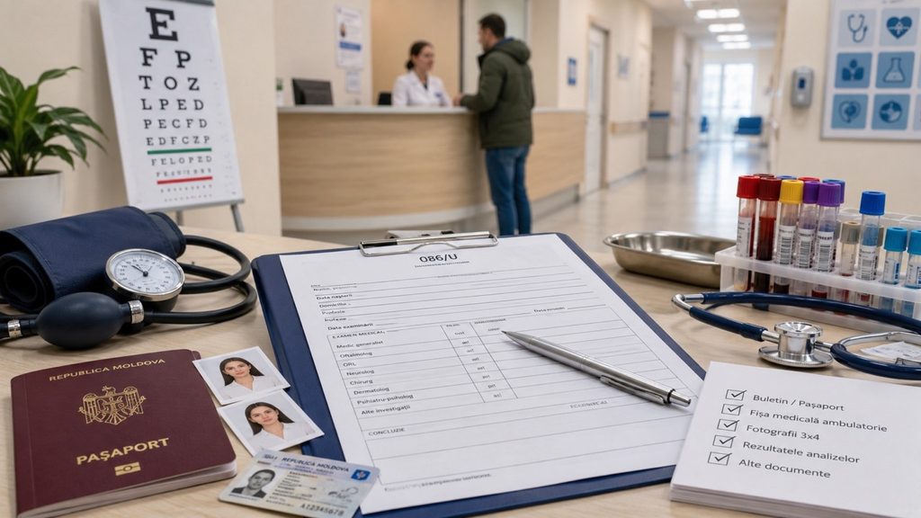 Медсправка по форме 086U: как получить в Молдове в 2026 году