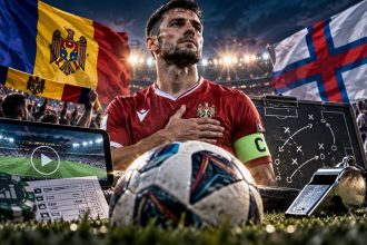 Молдова — Фарерские острова 29 сентября 2026: время матча, где смотреть онлайн, Moldova 1, коэффициенты, прогноз букмекеров и составы команд.