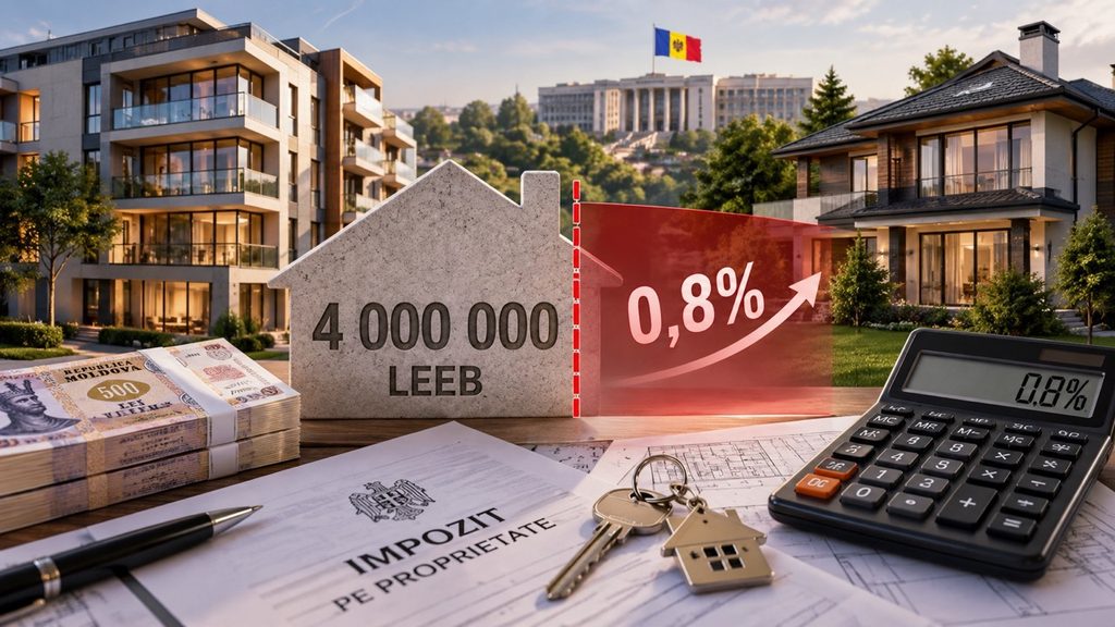 Налог на квартиру и дом дороже 4 млн леев: кому придется платить 0,8%?