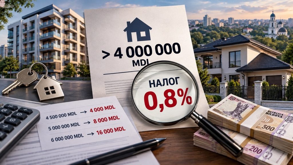 Налог на квартиру и дом дороже 4 млн леев: кому придется платить 0,8%?