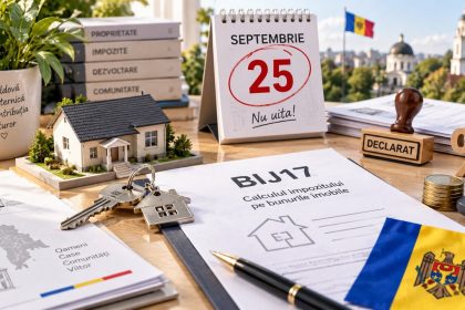 BIJ17 в Молдове до 25 сентября 2026: кто обязан подать расчёт налога на недвижимость, какие объекты включить и кому действует исключение.
