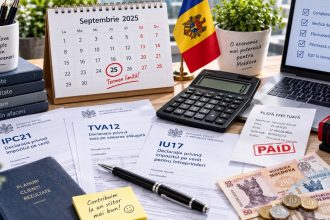 Что оплатить в Молдове до 25 сентября 2026: IPC21, IU17, TVA12, ACZ09, страховые взносы, налог на недвижимость и квартальные платежи бизнеса.