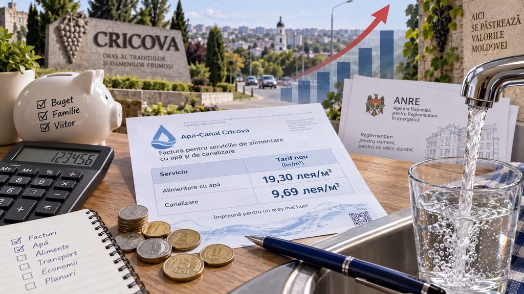 Какие новые тарифы на воду в Криково утвердило ANRE и сколько придется платить