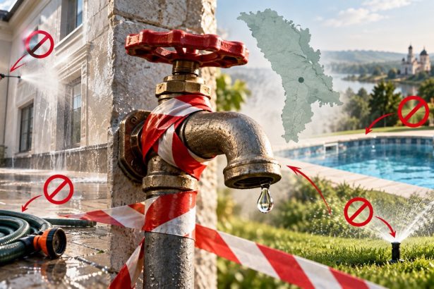 Можно ли мыть двор, фасад и наполнять бассейн водой в Молдове в 2026 году. Новые ограничения с 26 сентября и правила использования воды.