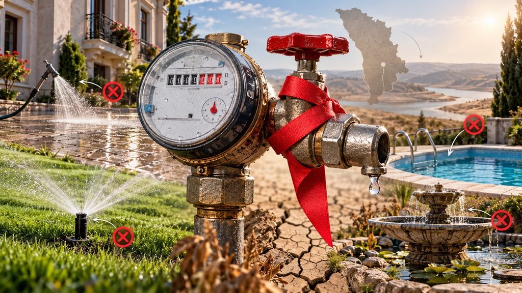 Можно ли мыть двор, фасад или наполнять бассейн водопроводной водой в Молдове в связи с чрезвычайным положением