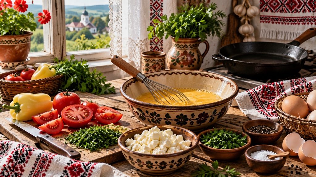 Омлет по-молдавски с брынзой: домашний рецепт