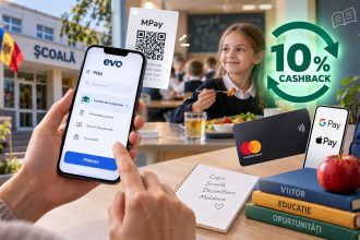 Как оплачивать школьное питание через EVO в Молдове и получать 10% cashback: инструкция, MPay, QR-код, Mastercard и лимиты возврата.