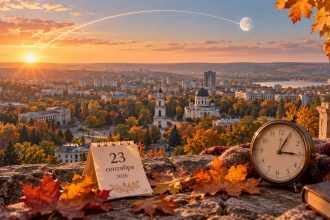 Осеннее равноденствие 2026 в Молдове наступит 23 сентября в 03:05. Узнайте длину дня в Кишинёве, время заката и что изменится осенью.