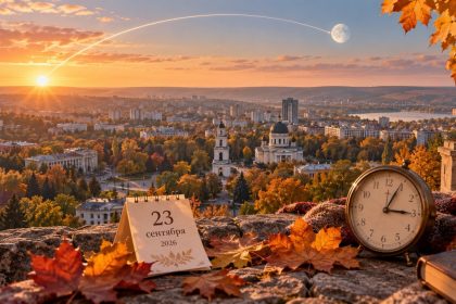 Осеннее равноденствие 2026 в Молдове наступит 23 сентября в 03:05. Узнайте длину дня в Кишинёве, время заката и что изменится осенью.