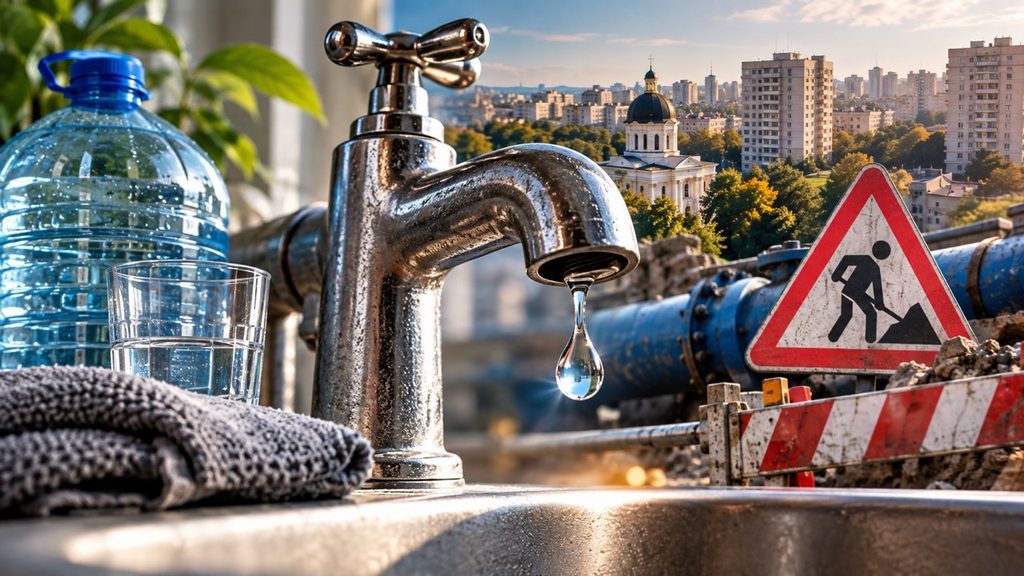 Где не будет воды 28–29 сентября 2026 в Кишиневе и когда ее включат
